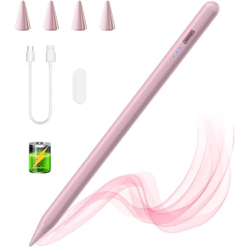 iPad Stift für iPad 11 A16/10/9/8/7/6th Gen/Pro 13"/Pro 12.9"/Pro 11"/Air 13"/11"/Air 5/4/3/Mini 6/5, Apple Pencil mit Neigungserkennung und Handflächenabweisung, Stylus Pen für ipad 2018-2025 (Rosa) iPad Stift für iPad 11 A16/10/9/8/7/6th Gen/Pro 13"/Pro 12.9"/Pro 11"/Air 13"/11"/Air 5/4/3/Mini 6/5, Apple Pencil mit Neigungserkennung und Handflächenabweisung, Stylus Pen für ipad 2018-2025 (Rosa) von HOTLIFE