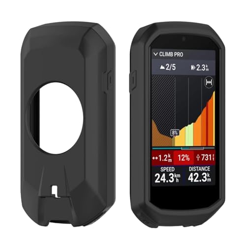 Silikon Schutzhülle für Garmin Edge 1050, Soft Schutzhülle Liquid Silicone Hülle, Ultradünn Case Cover Hülle Silikon, Shockproof Tasche, Hochwertiges Handyhülle Zubehör Kompatibel mit Garmin, 1 Stück Silikon Schutzhülle für Garmin Edge 1050, Soft Schutzhülle Liquid Silicone Hülle, Ultradünn Case Cover Hülle Silikon, Shockproof Tasche, Hochwertiges Handyhülle Zubehör Kompatibel mit Garmin, 1 Stück von HOTMNTY