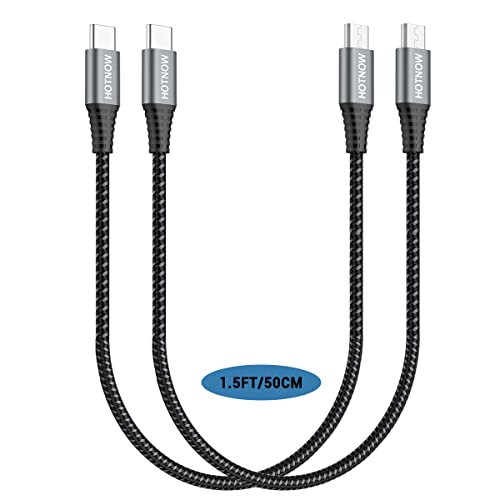 HOTNOW USB C auf Micro USB Kabel 0.5m 2 Stücke, USB Typ C auf Micro USB Kabel Schnellladung und Datensynchronisierung von HOTNOW