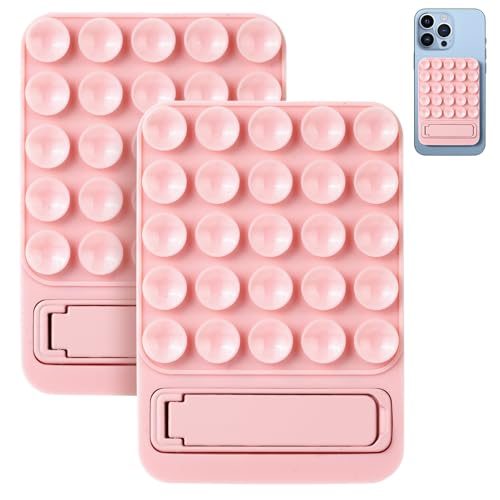HOTUT 2 Stück Handy Saugnapf Halterung, 2-in-1 Multifunktion silikon handyhalterung für Selfies & Videos, Freihändig Kleber Rückseite Saugnapf für Alle Handy-Modelle HOTUT 2 Stück Handy Saugnapf Halterung, 2-in-1 Multifunktion silikon handyhalterung für Selfies & Videos, Freihändig Kleber Rückseite Saugnapf für Alle Handy-Modelle von HOTUT