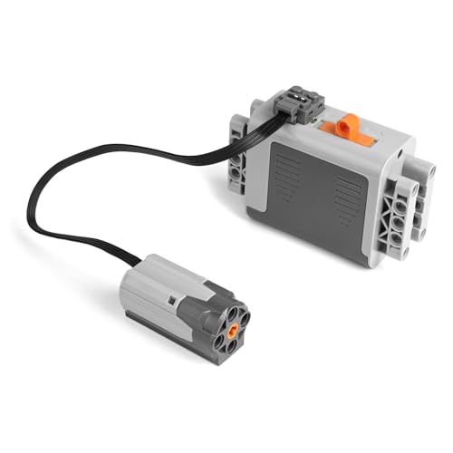 HOTUT Motor Power Function, 2-teiliges Elektrisch Spielzeug Motor, Technology Power Functions Set, mit Batteriebox, Kompatibel mit Technik Zug HOTUT Motor Power Function, 2-teiliges Elektrisch Spielzeug Motor, Technology Power Functions Set, mit Batteriebox, Kompatibel mit Technik Zug von HOTUT