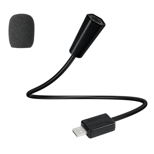 HOTUT USB Mikrofon, Mikrofon PC Klein, Mini Mikrofon für PC Laptop, Omnidirektionaler Mikrofon mit 360° Verstellbar Schwanenhals für Gesang, Voice-Chat, Webcast, Online-Unterricht, Webkonferenzen HOTUT USB Mikrofon, Mikrofon PC Klein, Mini Mikrofon für PC Laptop, Omnidirektionaler Mikrofon mit 360° Verstellbar Schwanenhals für Gesang, Voice-Chat, Webcast, Online-Unterricht, Webkonferenzen von HOTUT