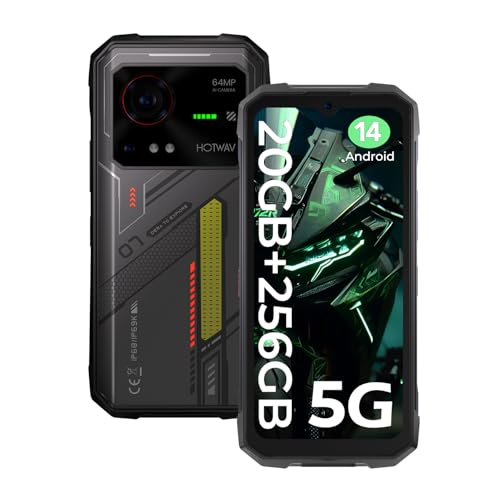 HOTWAV Hyper 7 Outdoor Handy Ohne Vertrag 5G, 20GB+256GB/2TB TF Outdoor Smartphone Android 14, 10800mAh 6.6” FHD+ 120Hz Rugged Phone, 64MP+32MP, IP68 Wasserdicht/WiFi 6/NFC/OTG/Face ID/Campingleuchte HOTWAV Hyper 7 Outdoor Handy Ohne Vertrag 5G, 20GB+256GB/2TB TF Outdoor Smartphone Android 14, 10800mAh 6.6” FHD+ 120Hz Rugged Phone, 64MP+32MP, IP68 Wasserdicht/WiFi 6/NFC/OTG/Face ID/Campingleuchte von HOTWAV