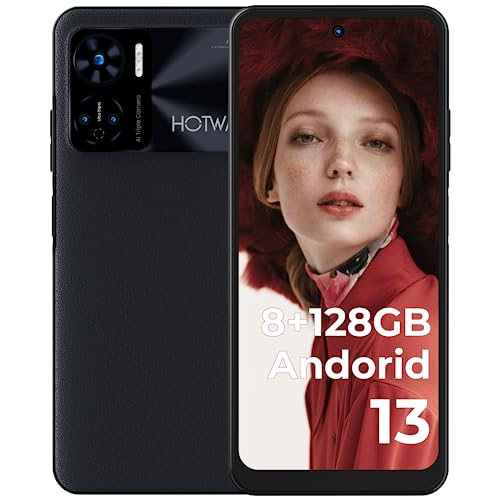 HOTWAV Note 12 Android 13 Smartphone Ohne Vertrag, 6.8"HD+ Display 48MP+16MP Dual Kamera, 8GB/128GB/1TB(SD)Speicher Octa Core Handy Günstig, 6180mAh 20W dual 4G Simlockfreie Handys, NFC, Fingerabdruck von HOTWAV