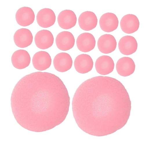 HOUDERCO 100 Pcs Ersatzohrspitzen Für Ohrhörer Headsets Ohrhörer Zubehör Weiche Ohrhörer Ohrknospenpolsterkissen Ersetzen Sie Schwammbezüge Für Kopfhörer Rosa von HOUDERCO