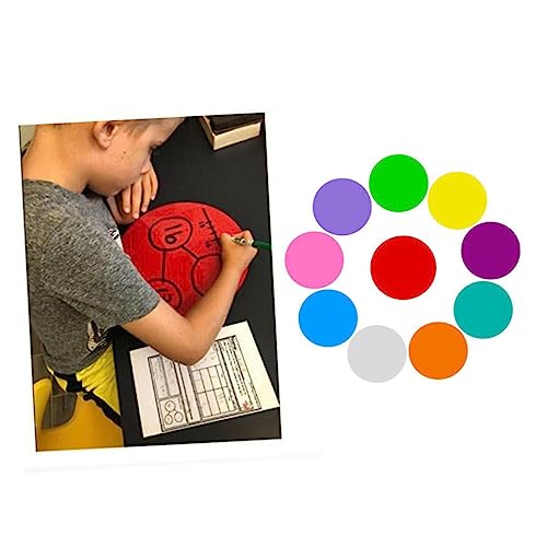 HOUDERCO 10Stücke Abwischbare Farbige Kreise Selbstklebende Vinyl Dots für Whiteboard Wiederverwendbare Wanddekoration für Schulungen und Unterrichtsfortschritte HOUDERCO 10Stücke Abwischbare Farbige Kreise Selbstklebende Vinyl Dots für Whiteboard Wiederverwendbare Wanddekoration für Schulungen und Unterrichtsfortschritte von HOUDERCO