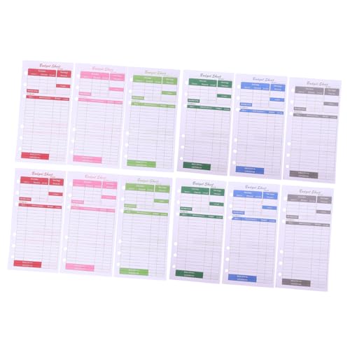 HOUDERCO 12Blätter Budgetblätter zur Spesenverfolgung Budgetplaner aus Extra Dickem für Persönliche Reisen Geschäftsreisen Praktischem Lochdesign HOUDERCO 12Blätter Budgetblätter zur Spesenverfolgung Budgetplaner aus Extra Dickem für Persönliche Reisen Geschäftsreisen Praktischem Lochdesign von HOUDERCO