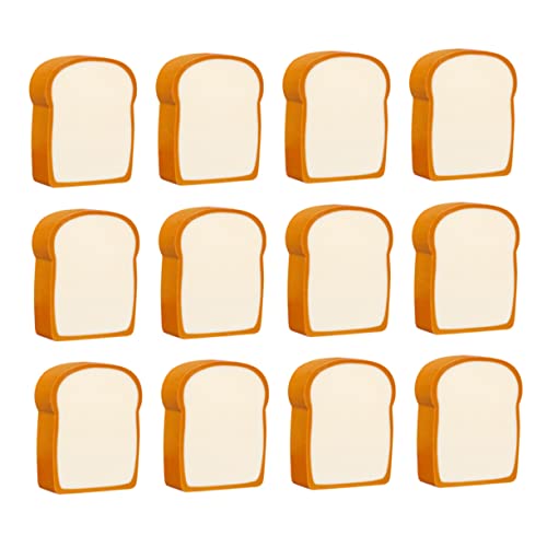 HOUDERCO 12Stücke Teiliges Cartoon Toast Radiergummis für Entzückende Food Radiergummis Kreative Schulmaterialien Leicht und Tragbar für Studenten und Büroangestellte von HOUDERCO