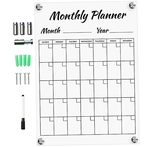 HOUDERCO 1Satz Acryl Wandtafel für Notizen und Nachrichten Transparentes Schreibboard zur Dekoration Abwischbar und Wiederverwendbar für Zuhause Büro und Veranstaltungen HOUDERCO 1Satz Acryl Wandtafel für Notizen und Nachrichten Transparentes Schreibboard zur Dekoration Abwischbar und Wiederverwendbar für Zuhause Büro und Veranstaltungen von HOUDERCO