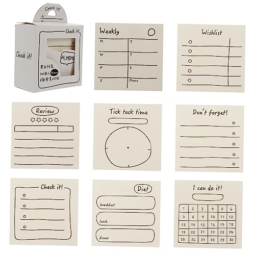 HOUDERCO 1Satz Klebrige Memo Pads Anmerkungen Für Notizen Memos Und Scrapbooking Wiederverwendbar Zufällige Designs Für Kreative Projekte HOUDERCO 1Satz Klebrige Memo Pads Anmerkungen Für Notizen Memos Und Scrapbooking Wiederverwendbar Zufällige Designs Für Kreative Projekte von HOUDERCO