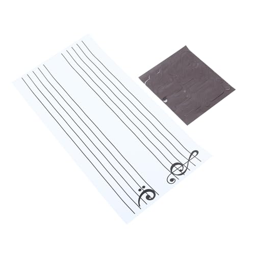 HOUDERCO 1Satz Magnetische Notizaufkleber für Musikunterricht PVC Whiteboard mit Vollständigen Noten und Starkem Magneten für Lehrer und Langlebig und Vielseitig Einsetzbar HOUDERCO 1Satz Magnetische Notizaufkleber für Musikunterricht PVC Whiteboard mit Vollständigen Noten und Starkem Magneten für Lehrer und Langlebig und Vielseitig Einsetzbar von HOUDERCO
