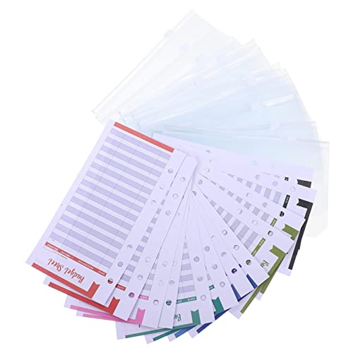 HOUDERCO 24Stücke Budget Binder mit PVC Transparente Ring Ordner für Finanzplanung Reißverschluss für Monatliche Haushaltsorganisation und Budgetierung HOUDERCO 24Stücke Budget Binder mit PVC Transparente Ring Ordner für Finanzplanung Reißverschluss für Monatliche Haushaltsorganisation und Budgetierung von HOUDERCO
