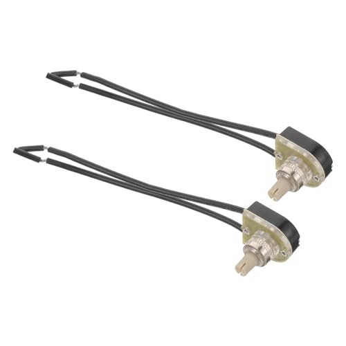 HOUDERCO 2Stücke Drehknopfschalter für Schreibtischlampen Einstellbarer Tischknopf Schalter für Zweiadrige Leuchten Lampenzubehör für Individuelles Lichtdesign HOUDERCO 2Stücke Drehknopfschalter für Schreibtischlampen Einstellbarer Tischknopf Schalter für Zweiadrige Leuchten Lampenzubehör für Individuelles Lichtdesign von HOUDERCO