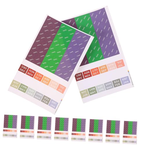 HOUDERCO 30Blätter Dekorative Aufkleber für Scrapbooking Farbige Etikettenaufkleber zur Einfachen Kategorisierung und Organisation Notizbüchern Planern und Tagebüchern Selbstklebend HOUDERCO 30Blätter Dekorative Aufkleber für Scrapbooking Farbige Etikettenaufkleber zur Einfachen Kategorisierung und Organisation Notizbüchern Planern und Tagebüchern Selbstklebend von HOUDERCO