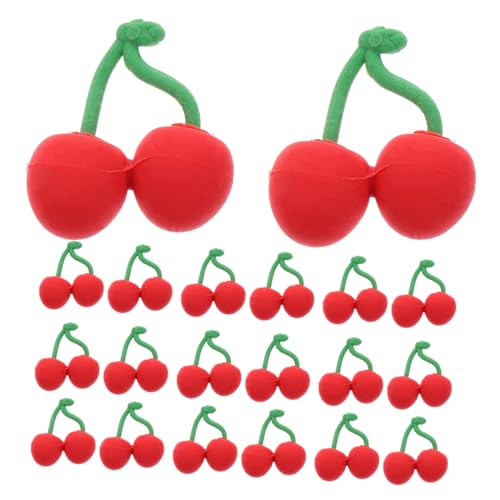 HOUDERCO 30Stücke Niedliche Kirsch Radiergummis für Mini Radiergummis mit Fruchtmuster Belohnungen für Klassenzimmer und Schulpreise für Partys und Zuhause Tragbar HOUDERCO 30Stücke Niedliche Kirsch Radiergummis für Mini Radiergummis mit Fruchtmuster Belohnungen für Klassenzimmer und Schulpreise für Partys und Zuhause Tragbar von HOUDERCO