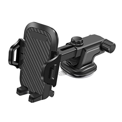 HOUDERCO 360Grad Saugnapf Auto Handyhalterung Drehbare Armaturenbrett Halterung für Smartphones Kompatibel mit Leicht Abnehmbar für Windschutzscheibe von HOUDERCO