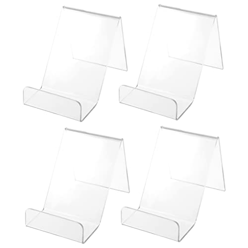 HOUDERCO 4Stücke Acryl Mobiltelefonständer Transparente Tischhalterung für Handy Stabiler Telefonaufsteller für Büro Einzelhandel Zuhause für Displays Präsentationen HOUDERCO 4Stücke Acryl Mobiltelefonständer Transparente Tischhalterung für Handy Stabiler Telefonaufsteller für Büro Einzelhandel Zuhause für Displays Präsentationen von HOUDERCO