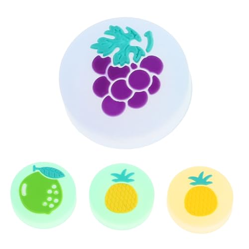 HOUDERCO 4pcs Niedliche Daumengriffe Für Switch Controller Luminous Fruit Design Joystick Caps Silicon -Taste Für Spielzubehör HOUDERCO 4pcs Niedliche Daumengriffe Für Switch Controller Luminous Fruit Design Joystick Caps Silicon -Taste Für Spielzubehör von HOUDERCO