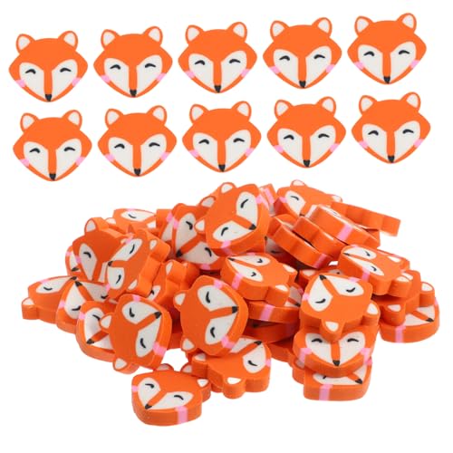 HOUDERCO 50Stücke Fuchs Radiergummis Kreative Bleistift Radierer Lustigen Designs Schreibwaren Zubehör für Schule und Bastelprojekte Perfektes HOUDERCO 50Stücke Fuchs Radiergummis Kreative Bleistift Radierer Lustigen Designs Schreibwaren Zubehör für Schule und Bastelprojekte Perfektes von HOUDERCO