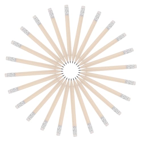 HOUDERCO 50Stücke Kurze Bleistifte für Praktische Schreibwerkzeuge für Zeichnen und Skizzieren Ergonomisches Design Sicher und Langlebig mit Radiergummi für Einfache von HOUDERCO