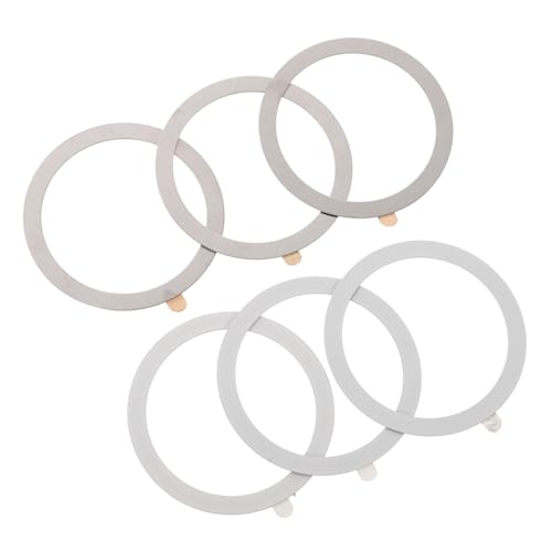 HOUDERCO 6Stücke Magnetische Telefonaufkleber Für Charging Universelle Metallring Sticker Für Handy Zubehör Magnetringe Für Telefone Je von HOUDERCO