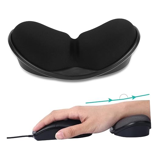 HOUDERCO Ergonomisches Mauspad mit Handgelenkstütze Memory Foam Unterlage Schwarz für Büro und Gaming Fördert die Richtige Handposition Ermüdung HOUDERCO Ergonomisches Mauspad mit Handgelenkstütze Memory Foam Unterlage Schwarz für Büro und Gaming Fördert die Richtige Handposition Ermüdung von HOUDERCO