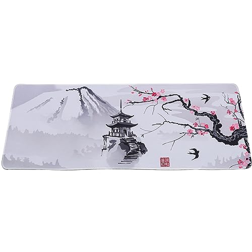 HOUDERCO Gaming Mauspad mit Japanischem Wasserfarbenmotiv rutschfeste Gummibasis für Büro und Zuhause HOUDERCO Gaming Mauspad mit Japanischem Wasserfarbenmotiv rutschfeste Gummibasis für Büro und Zuhause von HOUDERCO
