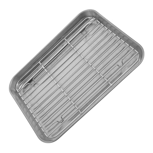 HOUDERCO Grill-fettfilter - Rechteckige Platte Aus Edelstahl Frittierfilterschale Grillpfanne Für Meeresfrüchte Bräter Ofenbräter HOUDERCO Grill-fettfilter - Rechteckige Platte Aus Edelstahl Frittierfilterschale Grillpfanne Für Meeresfrüchte Bräter Ofenbräter von HOUDERCO