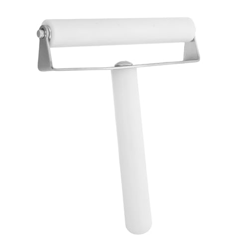 HOUDERCO Handy Patch Roller Folienroller Für Handys Nahtaufbringwerkzeug Roller Zum Folienlaminieren Klebefolienroller Bastelwerkzeug Finish Druck Hitze Weiß Silica Gel von HOUDERCO
