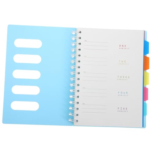 HOUDERCO Kleines Notizbuch mit Tabs Tragbarer Planer Organizer Spiralförmiges Schreibbuch mit Hochwertigem für Tägliche Notizen Memos und Kreative Ideen HOUDERCO Kleines Notizbuch mit Tabs Tragbarer Planer Organizer Spiralförmiges Schreibbuch mit Hochwertigem für Tägliche Notizen Memos und Kreative Ideen von HOUDERCO
