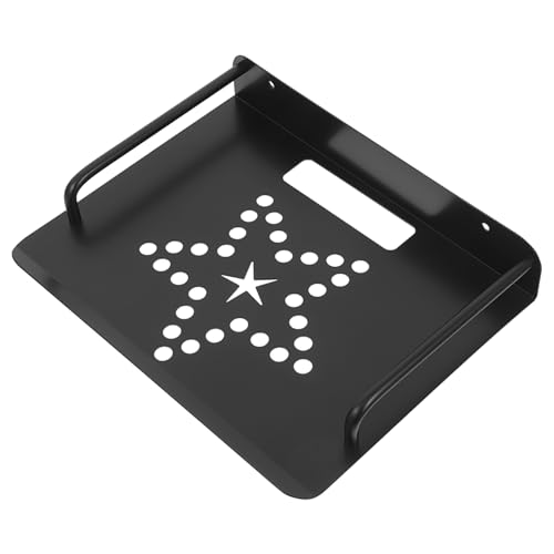 HOUDERCO Projektorhalterung Schallplattenreiniger schwebende Regale zur Wandmontage platzsparend Router Halterung Routerhalter für die Wand Wandhalterung für die Kamera im Wohnzimmer Black HOUDERCO Projektorhalterung Schallplattenreiniger schwebende Regale zur Wandmontage platzsparend Router Halterung Routerhalter für die Wand Wandhalterung für die Kamera im Wohnzimmer Black von HOUDERCO