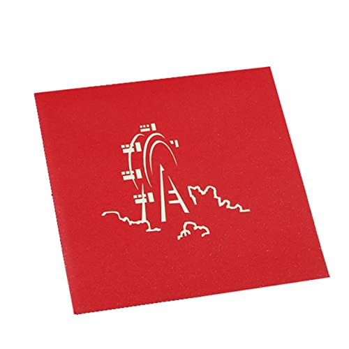 HOUDERCO Riesenrad Grußkarte Kreative Pop Up Karte für Hochzeiten Jubiläen und Feiern aus Umweltfreundlichem Geschenkidee für Familie und Freunde HOUDERCO Riesenrad Grußkarte Kreative Pop Up Karte für Hochzeiten Jubiläen und Feiern aus Umweltfreundlichem Geschenkidee für Familie und Freunde von HOUDERCO