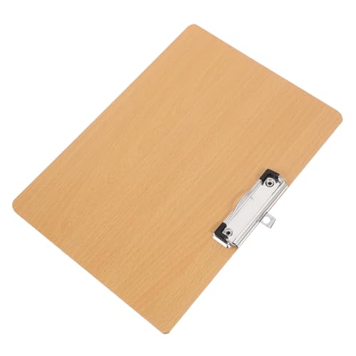 HOUDERCO Schreibblock-clip Klemmbretter Mini-klemmbrett Zwischenablage Öffnen Klemmbrett-clip Hochleistungsklemme Kleines Klemmbrett Stehendes Klemmbrett Bau-zwischenablage Khaki Mdf von HOUDERCO