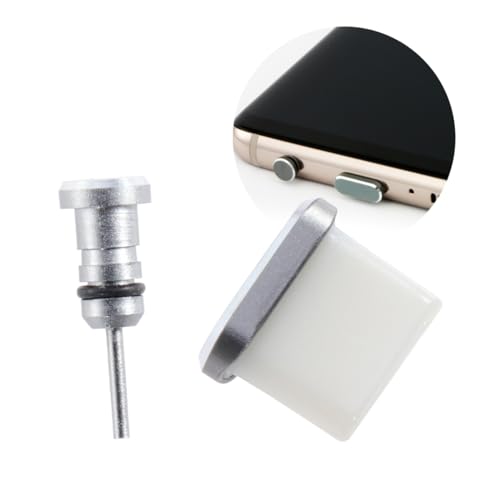 HOUDERCO Set Staubschutzstecker Set Stecker Für Telefon Steckerkappen 35Mm Stecker Grau von HOUDERCO
