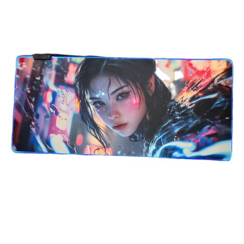 HOUHUANG Rechteckiges, rutschfestes Esport-Mauspad für Logitech, 30,5 x 25,4 cm, langlebige Computer-Mauspads für verbessertes Spielerlebnis (25702, 91,4 x 40,6 cm) von HOUHUANG