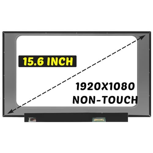B156HAN08.0 Ersatz für MSI Katana GF66 11UG-220 LCD-Bildschirm 1920 x 1080 39,6 cm (15,6 Zoll), 40 Pins, 144 Hz, LED-Display, Digitizer Panel (nur für Non-Touch-Bildschirm) von HOULISE
