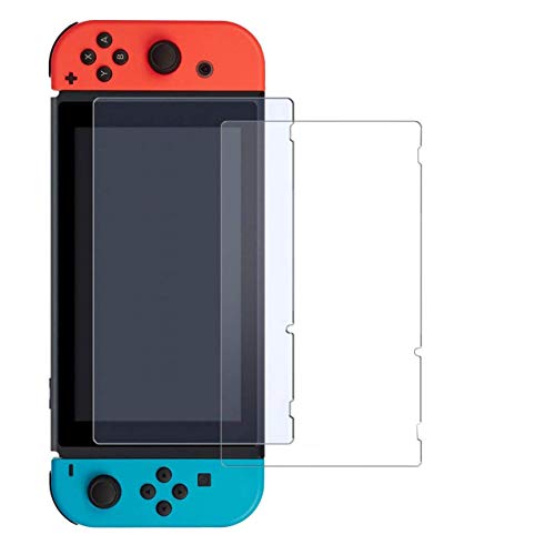 HOUSON 2 Stück Folie Glas Schutzfolie Panzerglas Displayschutzfolie Screen Protector HD löschen für Nintendo Switch 2017 Switch , 9H Hardness aus gehärtetem Glas(0.26mm) von HOUSON