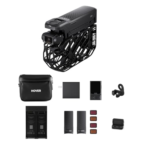 HOVERAir X1 PRO Action Cam 4K, drohne mit Kamera mit über 10 vollautomatischen Flugmodi, 42 KM/H Verfolgungsgeschwindigkeit, Fliegen überall mit OmniTerrain, Rückkollisions-Erkennung (Rad Kombo) HOVERAir X1 PRO Action Cam 4K, drohne mit Kamera mit über 10 vollautomatischen Flugmodi, 42 KM/H Verfolgungsgeschwindigkeit, Fliegen überall mit OmniTerrain, Rückkollisions-Erkennung (Rad Kombo) von HOVERAir