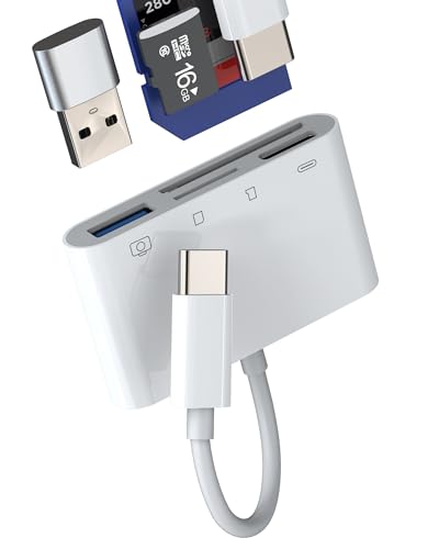 USB C Hub USB TF SD Kartenleser für Apple iPhone15 Pro Max Plus für iPad Air Mini Macbook kompatibel für Samsung Dongle Typ C auf Micro SD Memory Flash Drive Dockingstation Thunderbolt Kabel Adapter USB C Hub USB TF SD Kartenleser für Apple iPhone15 Pro Max Plus für iPad Air Mini Macbook kompatibel für Samsung Dongle Typ C auf Micro SD Memory Flash Drive Dockingstation Thunderbolt Kabel Adapter von HOYULLI