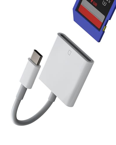 USB C SD Kartenleser für iPhone 16 15 Pro Max für Apple Type C Speicher Card Reader für iPad Digitalkamera Foto Adapter MacBook Thunderbolt Daten Memory Android Kompatibel für Samsung S25 S24 S23 S22 von HOYULLI