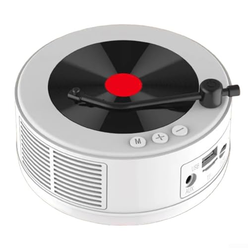 Tragbarer Retro-FM-Radio, Mini-Vinyl-Schallplattenspieler mit eingebautem Lautsprecher, Blauzahn-Sound-Lautsprecher, unterstützt AUX/USB/TF-Multifunktions-Musik-Player für Zuhause Tragbarer Retro-FM-Radio, Mini-Vinyl-Schallplattenspieler mit eingebautem Lautsprecher, Blauzahn-Sound-Lautsprecher, unterstützt AUX/USB/TF-Multifunktions-Musik-Player für Zuhause von HOgardenME