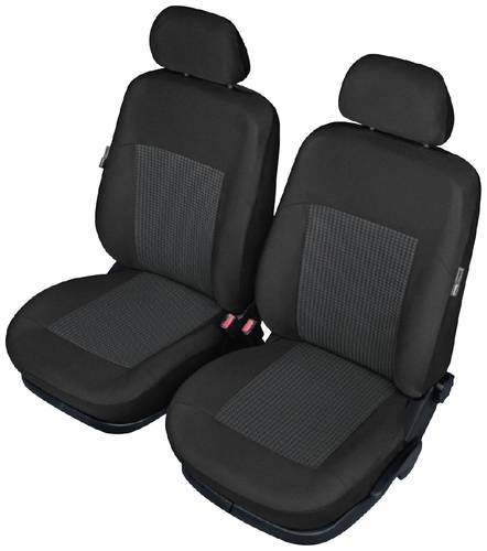 HP Autozubehör 22200 Sitzschoner Polyester Schwarz Fahrersitz, Beifahrersitz von HP AUTOZUBEHÖR