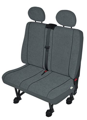 HP Autozubehör 22417 Doppelsitzschoner 4teilig Polyester Grau Doppelsitz von HP AUTOZUBEHÖR