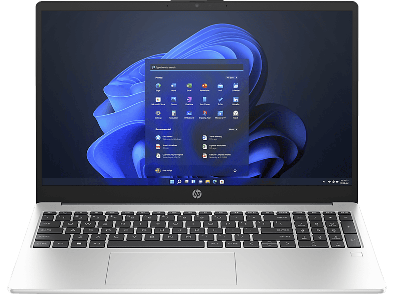 HP - B2B 255 15.6 G10, Business Notebook, mit 15,6 Zoll Display, AMD Ryzen™ 5,7530U Prozessor, 16 GB RAM, 512 SSD Radeon™ Onboard Graphics, Silber, Windows 11 Pro von HP - B2B