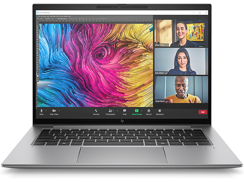 HP - B2B ZBook Firefly G11, Business Notebook, mit 14 Zoll Display, Intel® Core™ Ultra 7 165H Prozessor, 64 GB RAM, 2 TB SSD, NVIDIA GeForce RTX™ A500, Grau, Windows 11 Pro von HP - B2B