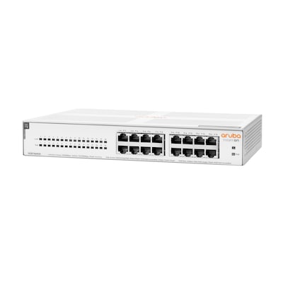 HPE Aruba Instant On 1430 16G Class4 PoE 124W 16-Port unmanaged Switch von HP Enterprise