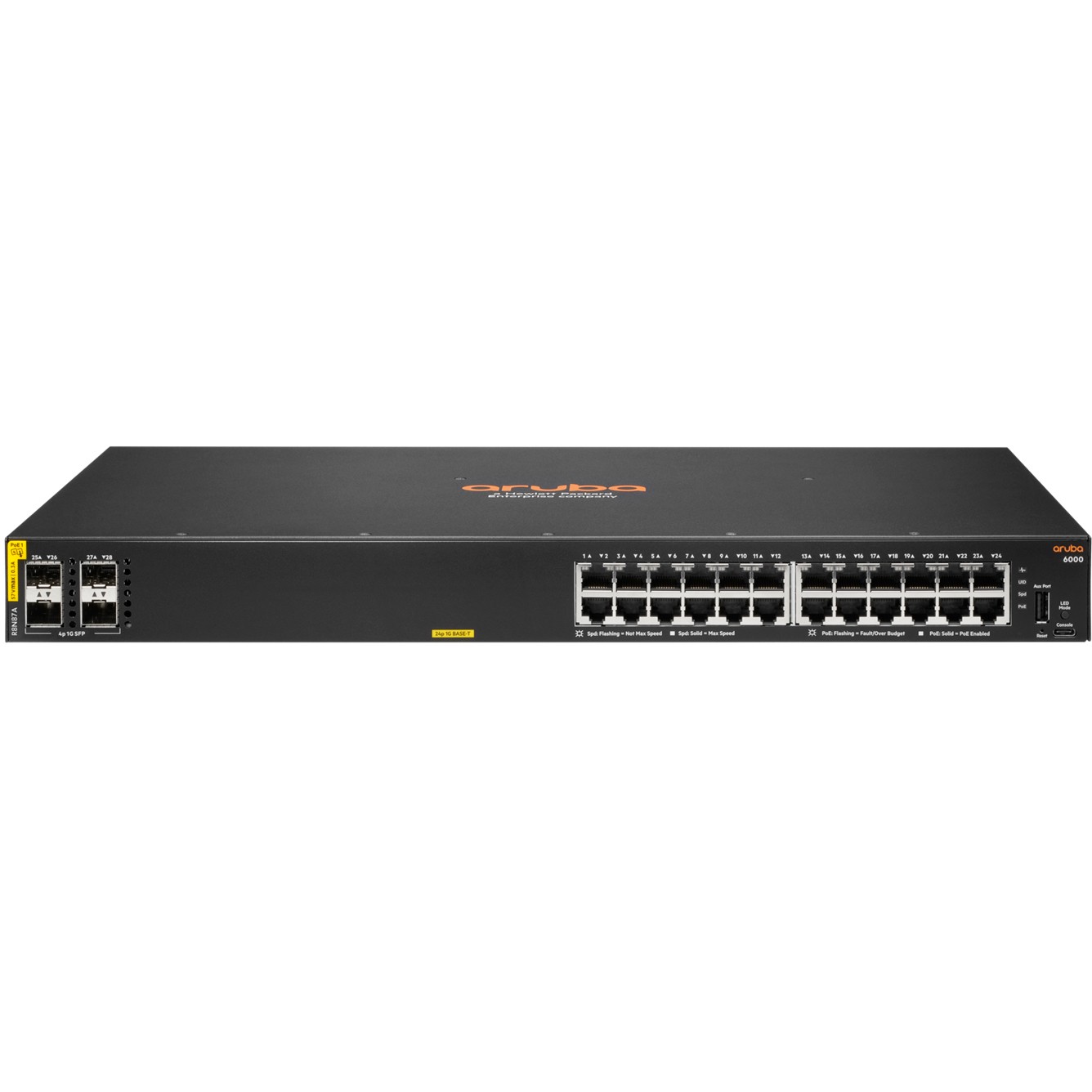 HPE Aruba Networking Aruba 6000 24G Class4 PoE 4SFP 370W von HP Enterprise