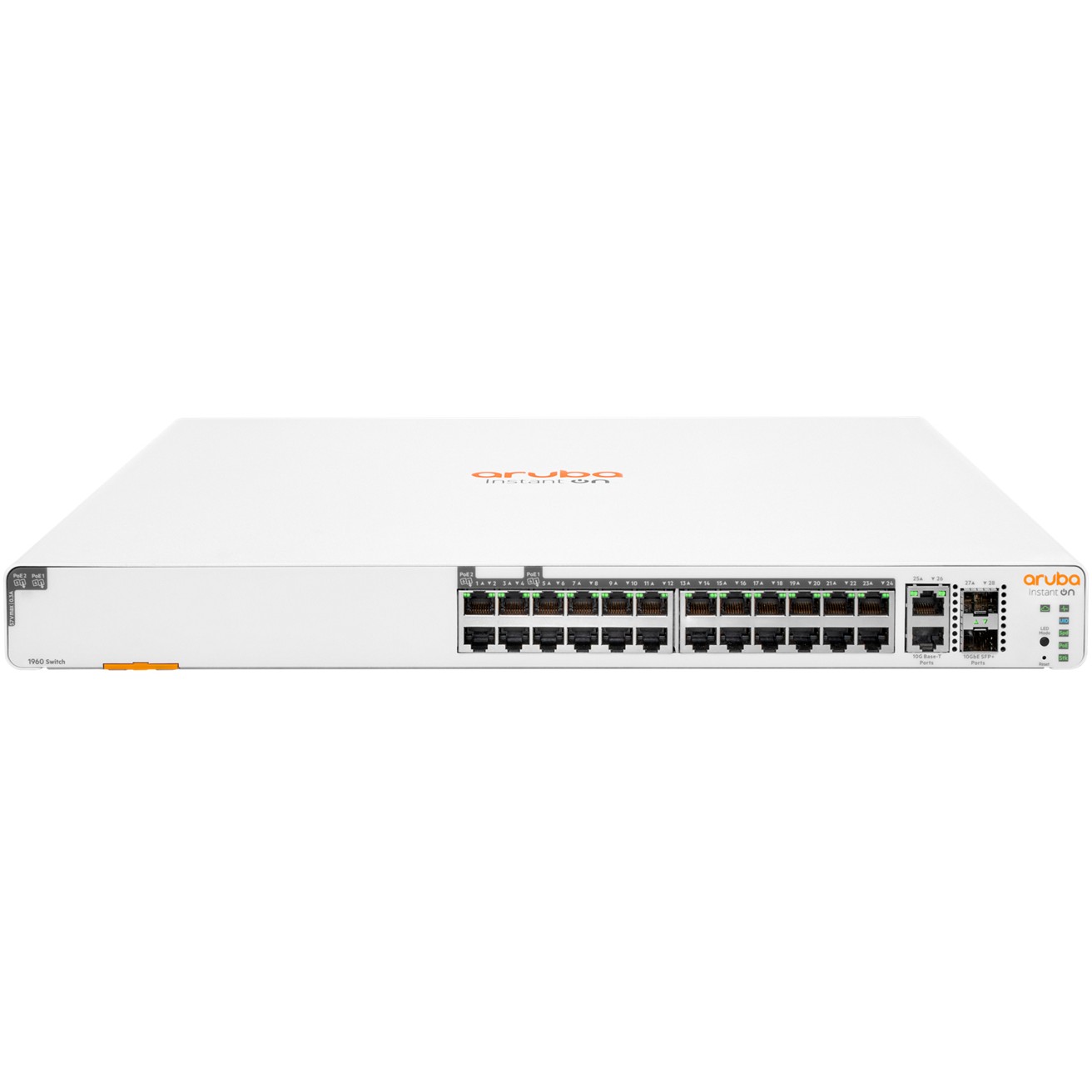 HPE Aruba Networking Aruba Instant On 1960 24G 20p Class4 4p Class6 PoE 2XGT 2SFP+ 370W HPE Aruba Networking Aruba Instant On 1960 24G 20p Class4 4p Class6 PoE 2XGT 2SFP+ 370W von HP Enterprise