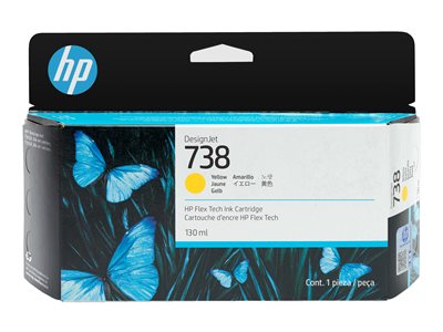 HP 738 130-ml Yellow DesignJet Ink Cartr HP 738 130-ml Yellow DesignJet Ink Cartr von HP INC.