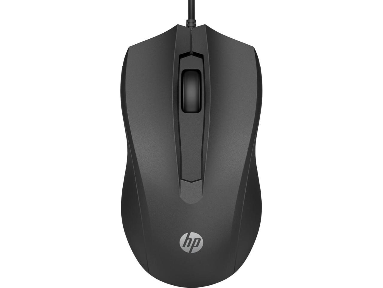 HP 100 kabelgebundene Maus schwarz von HP Inc.